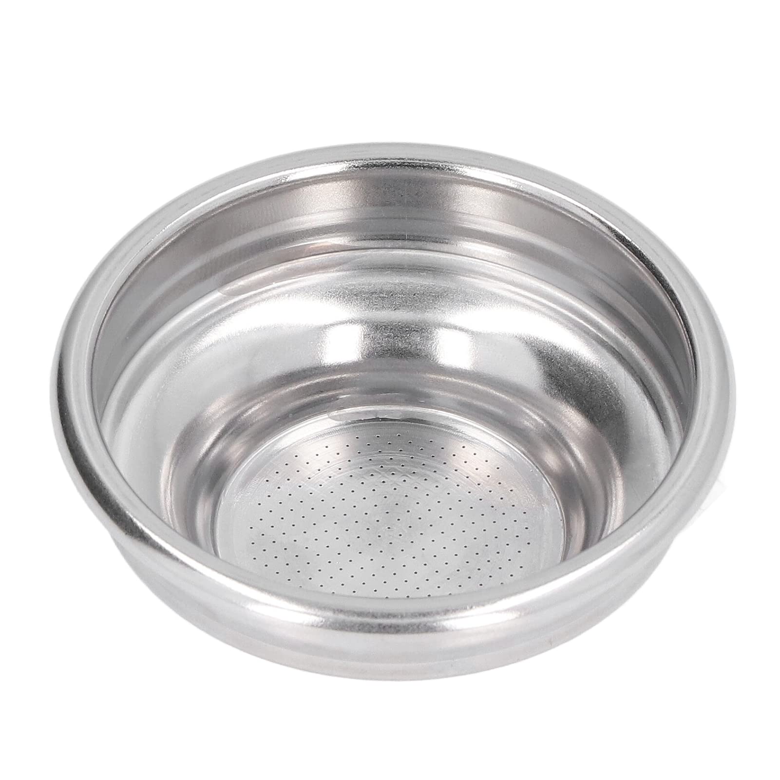 Coffee Stainless Filter, 1 Cup Single Wall Pressurized Porous Filter Basket for 58mm Handle