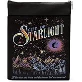 QINGTAI Fantasy Romance Book Sleeve Books Cover Book Lovers Gifts Reading Gifts Books Protector Bookworm Gifts for Readers Women Teacher Bibliophile Bookworm Graduation Birthday Gift