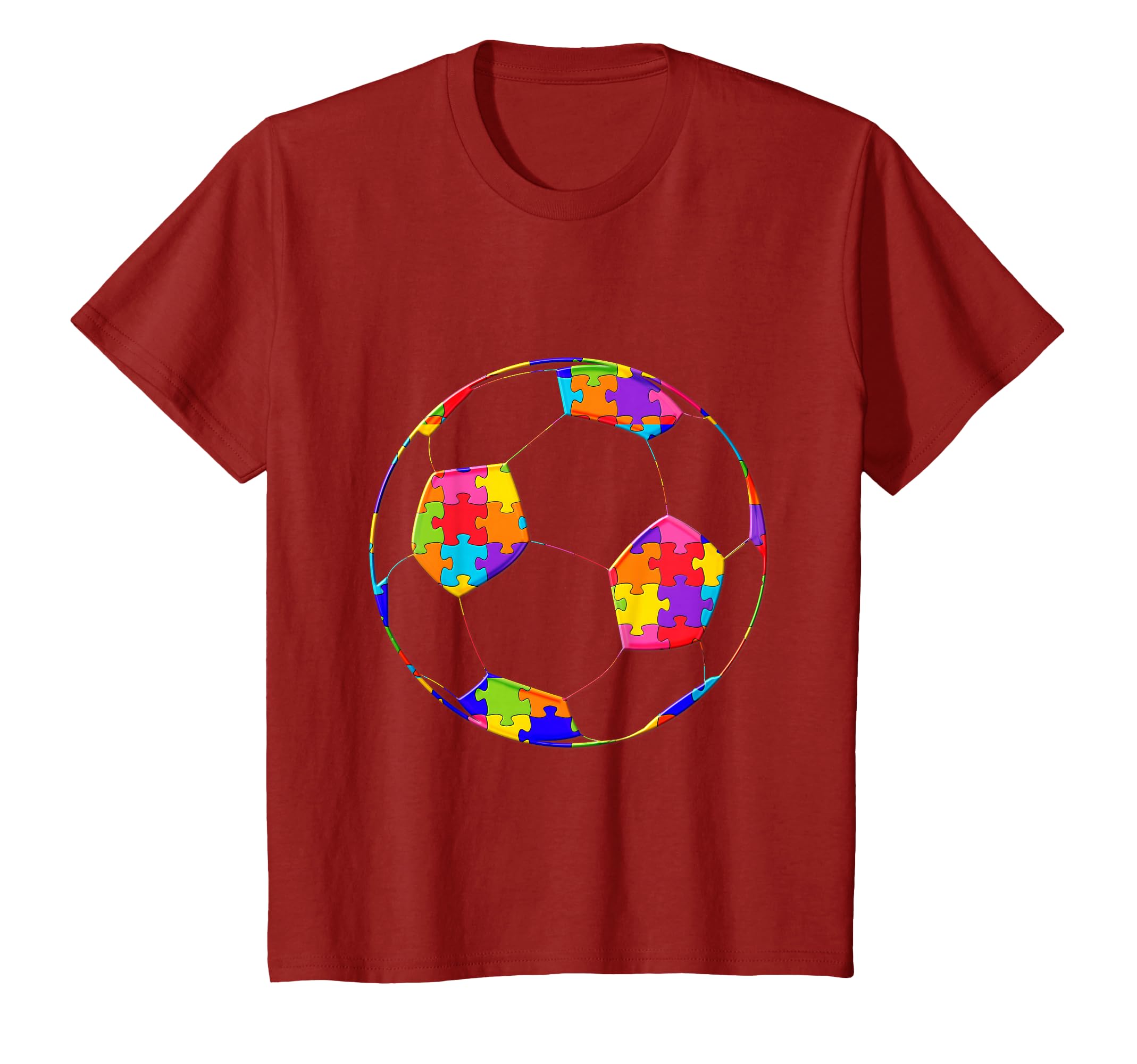 Football Puzzle Autism Puzzle T-Shirt