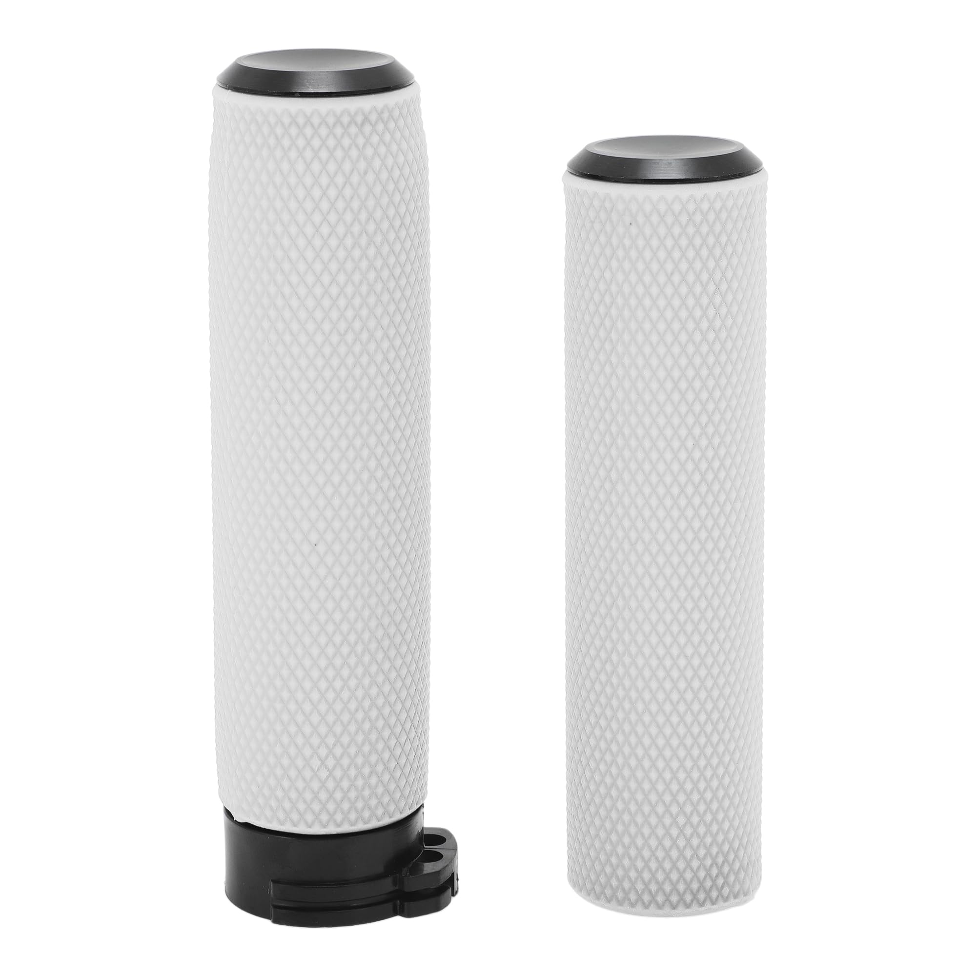 Photo 1 of Motoforti 1" 25mm 1.1" 28mm Motorcycle Hand Grips Cover Kit Non Slip TPU Handlebar Grips for Motorcycle Scooter Bicycle ATV White 1 Set