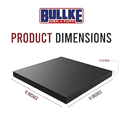 RV Leveling Jack Flex Pads 9" Heavy-Duty Rubber