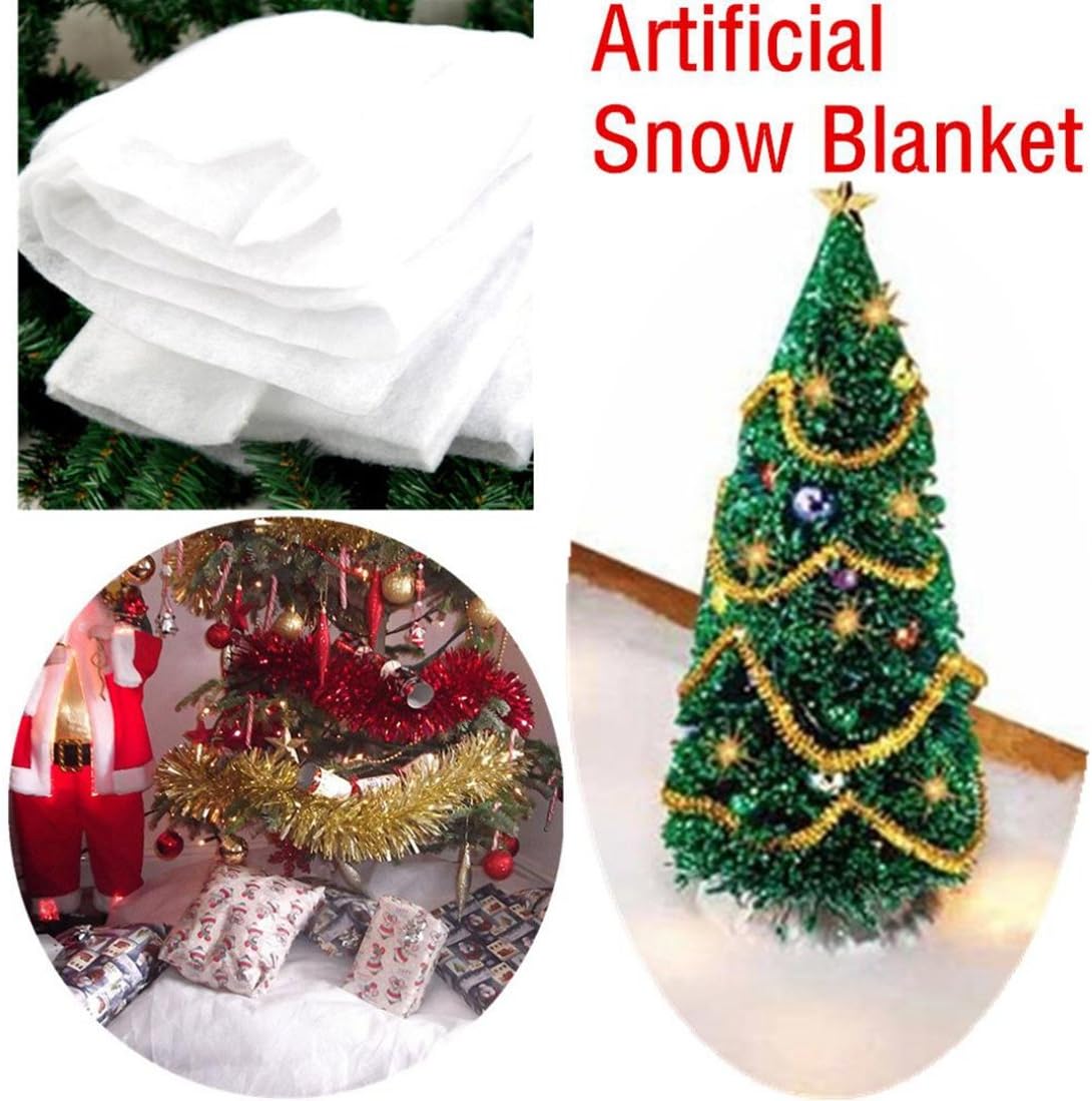 Sfondi Natalizi Nativita.Saihui Coperta Di Neve Finta Coperta Nativita Morbido Bianco Neve Finta Artificiale Amazon It Casa E Cucina