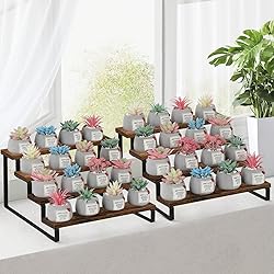 YINMIT Wood Display Riser Stand, Set of 2 Wooden