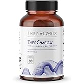 Theralogix TherOmega Omega-3 Fish Oil Supplement - Supports Heart, Brain, Immune & Joint Health* - 700 mg DHA & EPA from Wild Alaska Pollock - Sustainably Sourced - NSF Certified - 90 Softgels