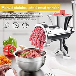 Meat Grinder Manual Mincer - Manual Meat Grinder