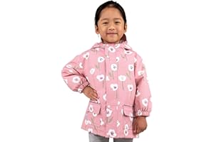 JAN & JUL Waterproof Fleece Lined Rain Jacket, Raincoat for Kids