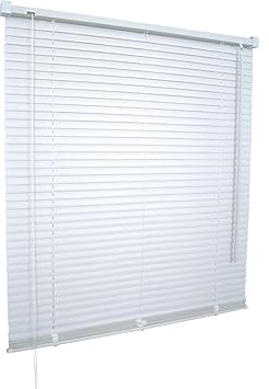 Unbekannt SUNLINE Jalousie - Kunststoff (KS.25), Wand- und Deckenmontage, Farbe weiß, (B x H) 70 x 160 cm