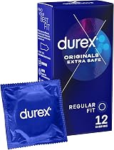 Durex Extra Safe Condoms 12 Pack Clear Extra Lubricated 56mm