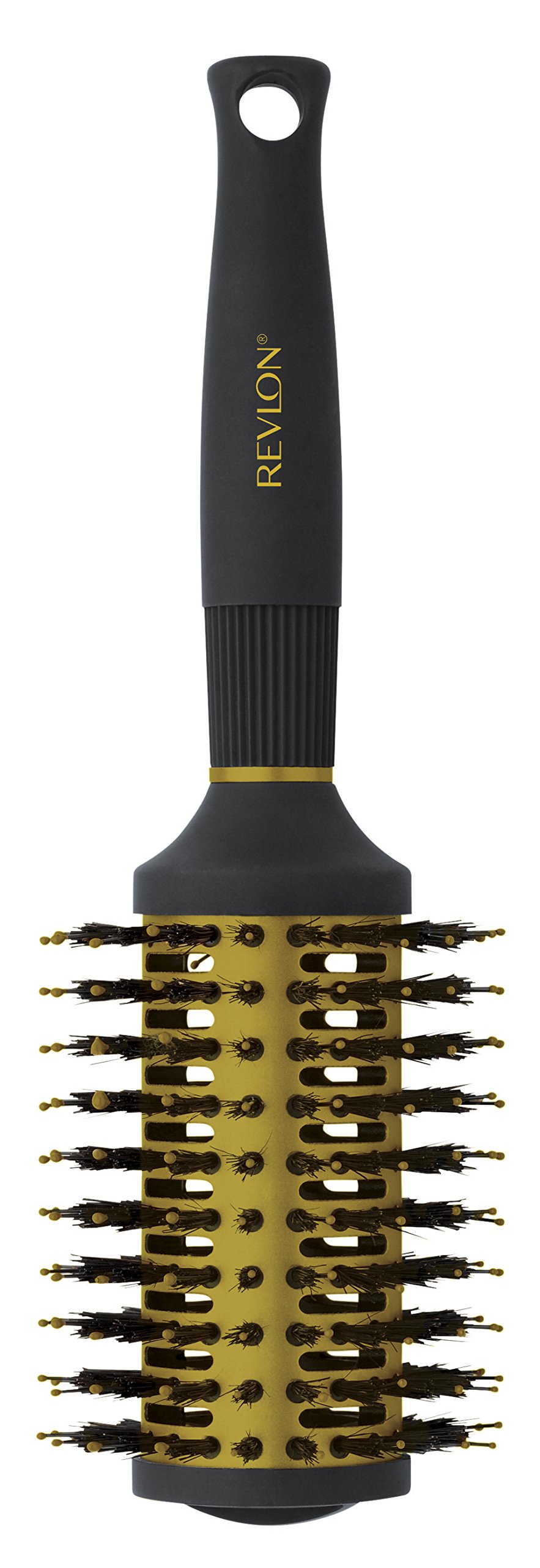 Revlon Rv3005Uke Porcelain Epopey Brush in Ceramic with Rubberised Handle Round