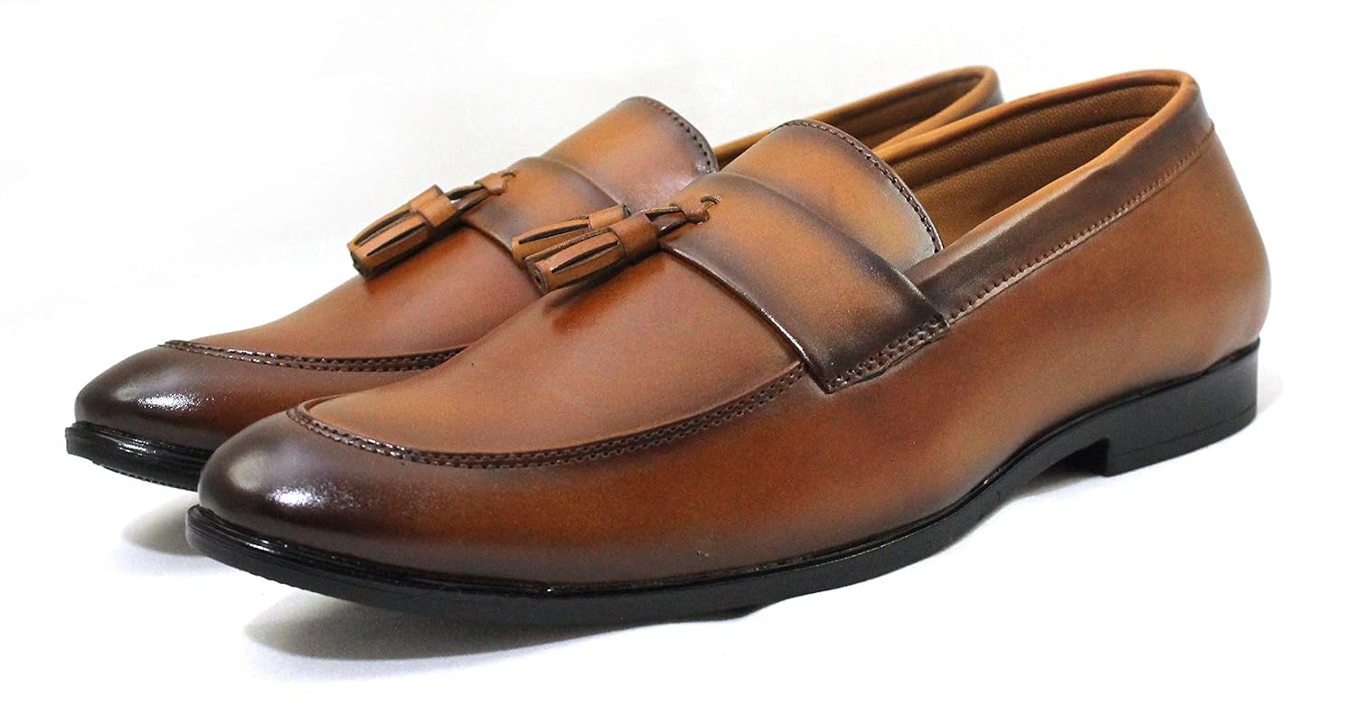 Shoenya Mens SEMICasual Faux Leather Anti SKIT Shoe