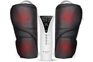 QUINEAR Leg Massager with Heat and Air Compression, Heating Calf Massager with 3 Modes 3 Intensities,Leg Compression Massager for Circulation and Pain Relief,Ideal Gift - FSA HSA Eligible
