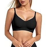 VQJ Plus Size Jelly No Underwire Comfort Bra for Women, Full Coverage Seamless Everyday Wireless Bras with Light Support