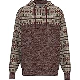 "Jimmy" Maroon/Aztec Hoody