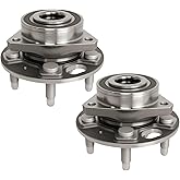 ECCPP 513288 2PCS Front/Rear Wheel Hub Bearing Assembly 5 Lugs w/ABS for 2010-2016 for Cadillac XTS ONLY Front, CTS, for Buick Allure, Regal, Lacrosse, for Chevy Malibu, Impala, Equinox