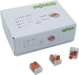 Wago 221-412 50 Pieces Lever Connector 0.14-4 mm2 Transparent Small view 2