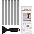 Secopad Anti Slip Shower Stickers, Safety Bathtub Strips Adhesive Decals with Premium Scraper for Bath Tub Shower Stairs Ladders Boats
