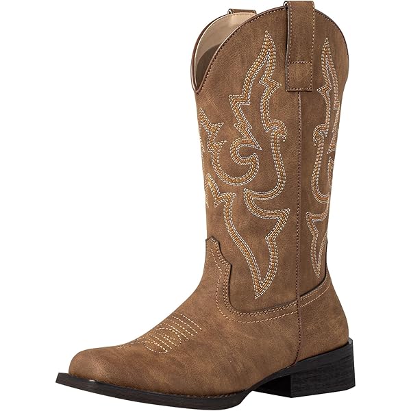 Amazon.com | New Rock 7921 S1 Men's Black Flame Western Cowboy Zip