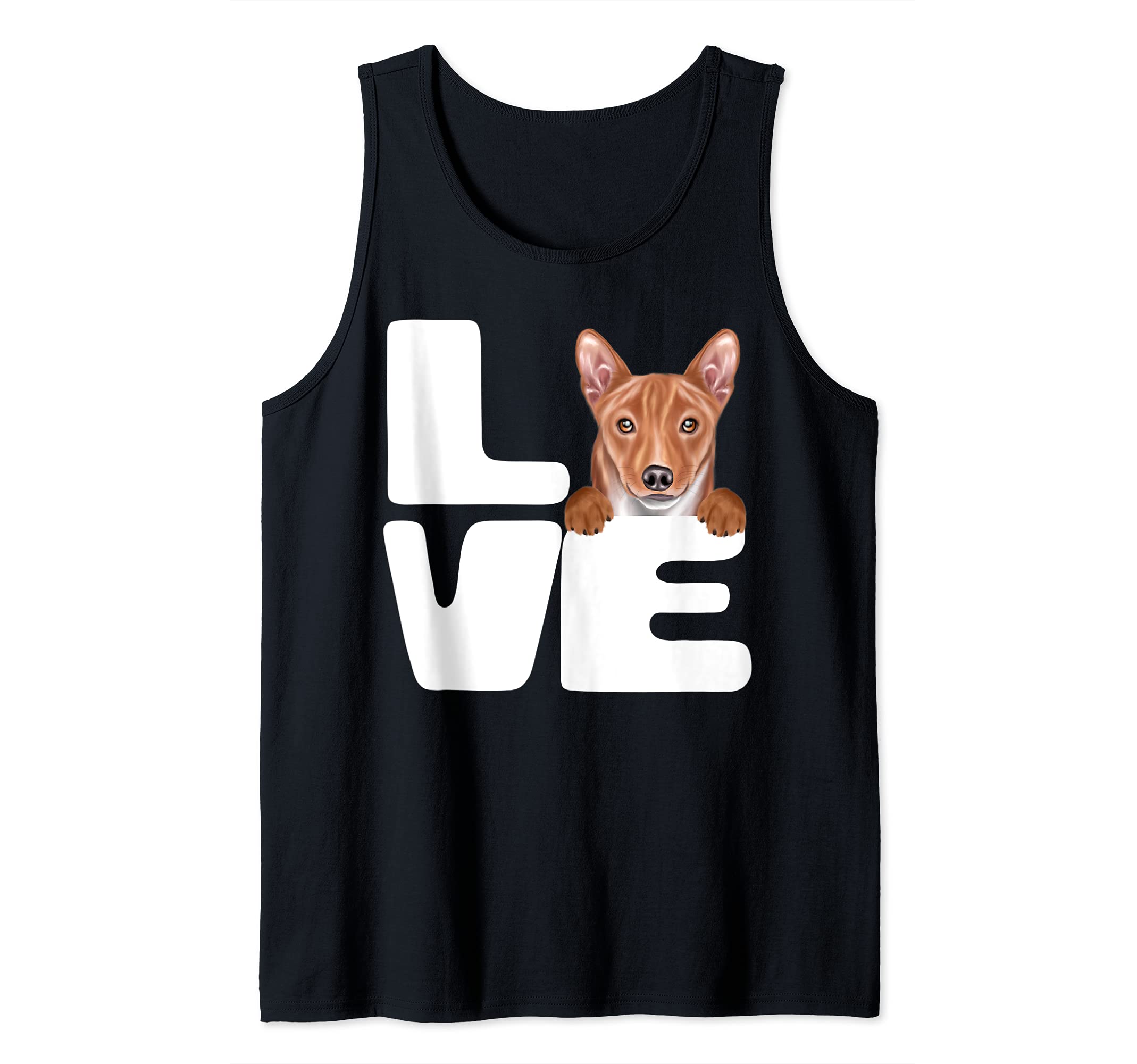 I Love My Basenji Dog Lover Tank Top