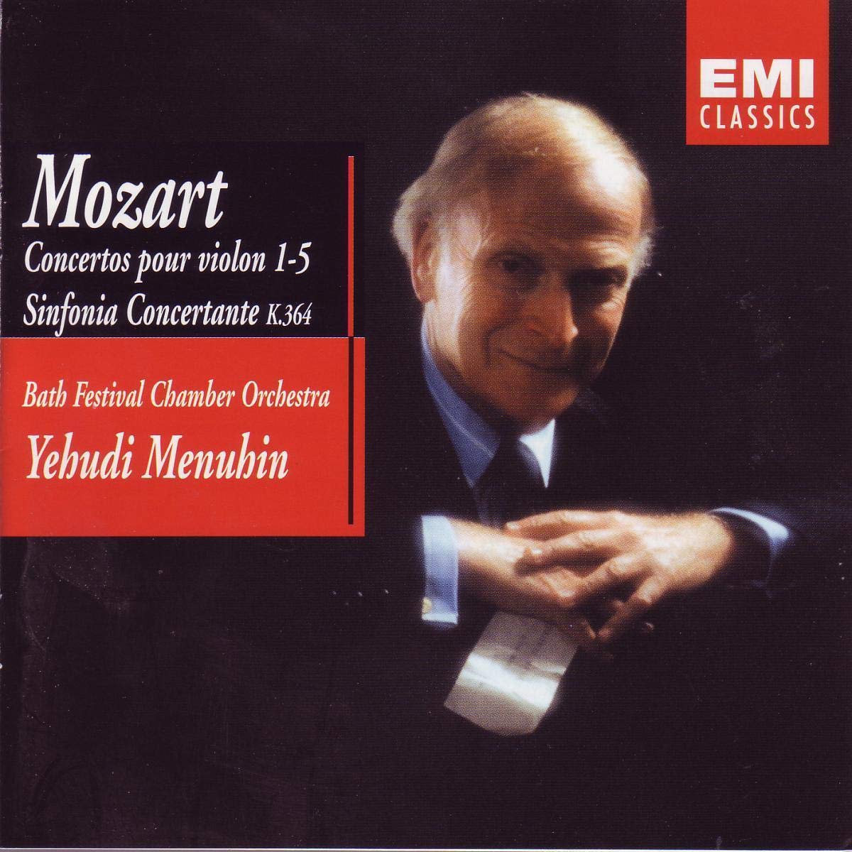 Mozart Les cinq Concertos pour violon Symphonie concertante