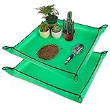 HNXTYAOB 2 PCS 27 "x 27" Repotting Mat for Indoor