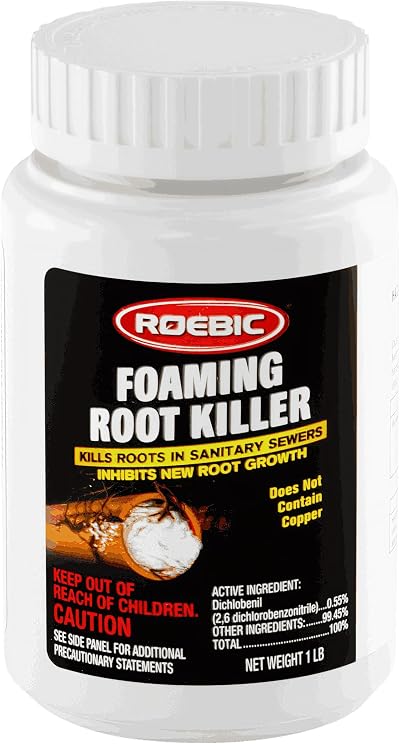 Roebic FRK Foaming Root Killer 1 Pound Roebic FRK Foaming Root Killer