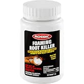 Roebic FRK Foaming Tree Root Killer for Sewer Lines, 1 lb | Foaming Tree Root Killer | Targets Invasive Roots | Helps Clear Sewer + Septic Line Clogs | Maintains Pipe Flow
