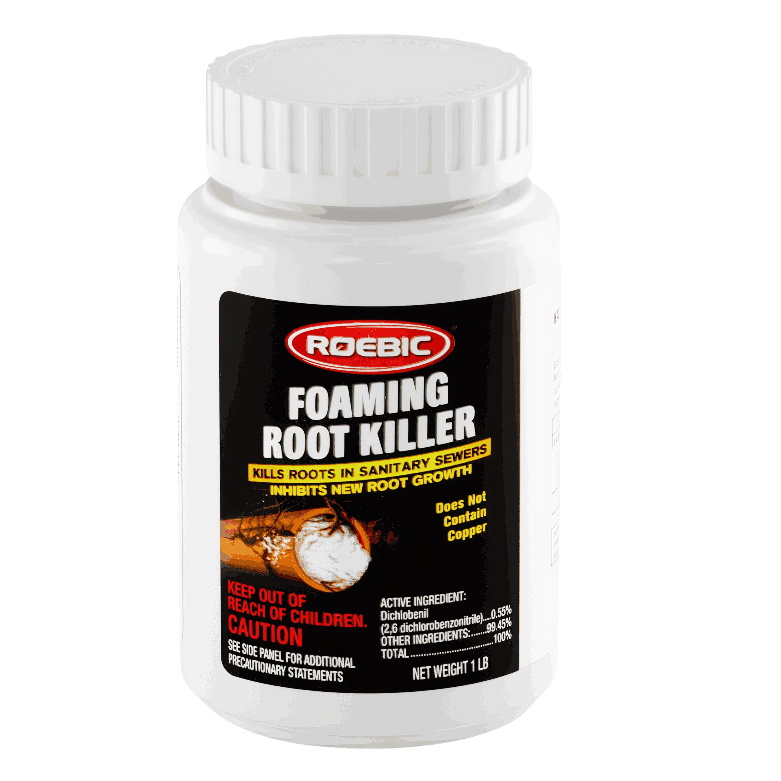 Roebic Laboratories FRK-1LB Roebic FRK Foaming Root Killer, 1-Pound, 1 lb, White