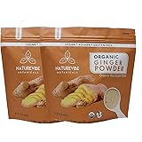 Naturevibe Botanicals Organic Ginger Root Powder-2 lbs (2 pack of 1lbs each), Zingiber officinale Roscoe | Non-GMO verified, 