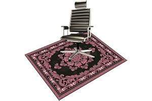 BYINGWD Office Chair Mat Chair Mat for Hardwood Floor Desk Floor Mat for Office Chair Computer Chair Mat, Computer Gaming Chair Mat (Pink, 48“x60”)