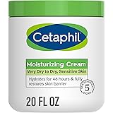 Cetaphil Body Moisturizer, Hydrating Moisturizing Cream for Dry to Very Dry, Sensitive Skin, NEW 20 oz, Fragrance Free, Non-C