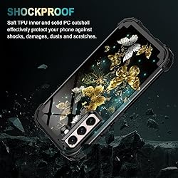 Miqala for Galaxy S21 FE 5G Case with 2 Tempered