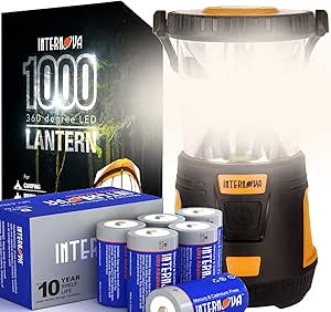 Amazon.com: Internova 1000 LED Camping Lantern and 6 High ...