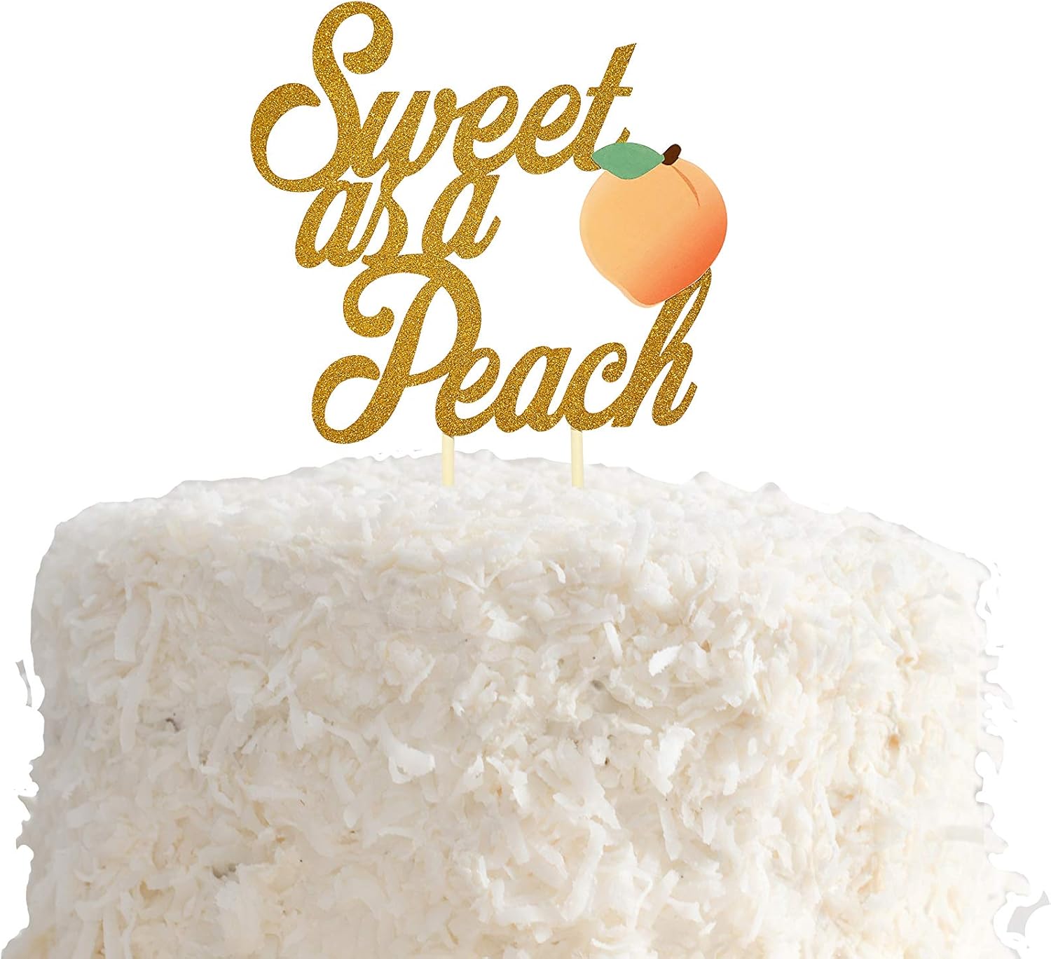 Amazon Com Sweet As A Peach Cake Topper For Georgia Peach