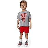 Nike Boys' Dri-FIT Just Do It T-Shirt and Mesh Shorts 2-Piece Outfit Set