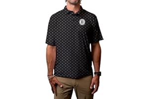 Blue 84 NHL Mens NHL Officially Licensed Short Sleeve Performance Polo Strengthened All Over Print