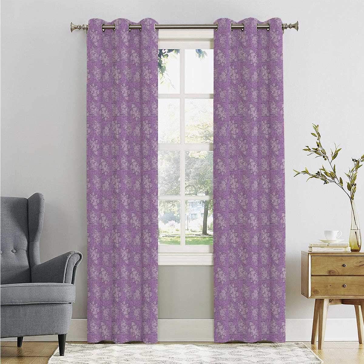Amazon.com: HELLOLEON Blackout Curtains - Gasket Insulation Pastel