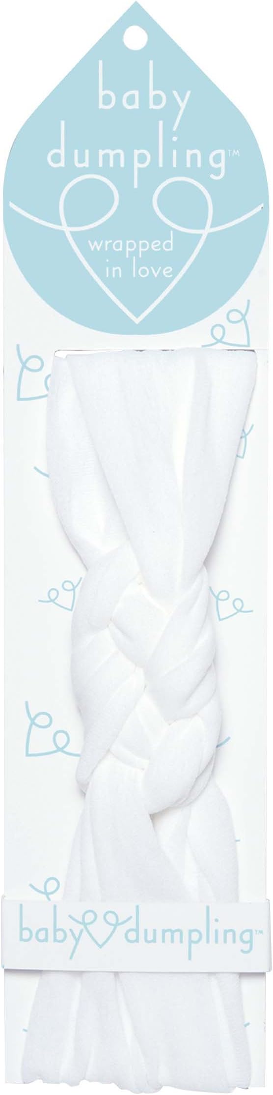 C.R. Gibson White Knit Headband – One Size Fits Most Baby Girl Hair Accessory
