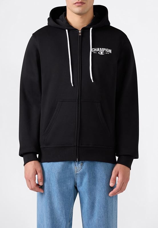 Graphic Shop - Hoodie com fecho completo para homens, azul-marinho