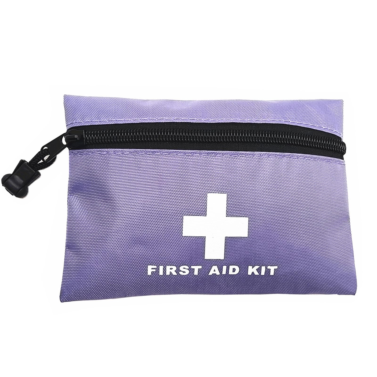 Jipemtra Red Emergency First Aid Travel Rescue Pouch Storage Medicine Pocket Bag for Car, Home, Office, Kitchen, Sports, Outdoors (6.3x4.3 Purple)