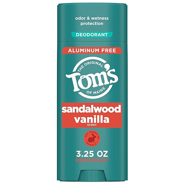 TOM’S OF MAINE SANDALWOOD VANILLA ALUMINUM FREE NATURAL...