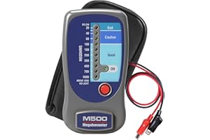 YUKGAMS M500 Megohmmeter, Compatible with Supco M500 Megohmmeter, 500 Volts Megohmmeter, M500 Megger Tester Measures Up to 1000 Megohms, Ideal for HVAC Compressor Tester and Home Improvement Use