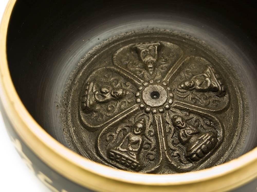 Tibetan Metal Singing Bowl for Meditation and Relaxation One Wooden Stick Free !!!!! (JMD-05)