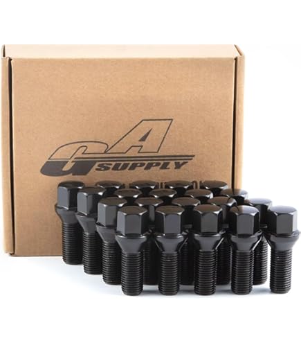 ACROPIX M14x1.5 Extended Wheel Lug Bolts For Wheel Spacers Conical Seat 19mm Hex 40mm Shank Length Fit For BMW X3 E83 2003-2010 - Pack Of 20