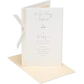 American Greetings Baptism Card for Baby (Silver Cross)