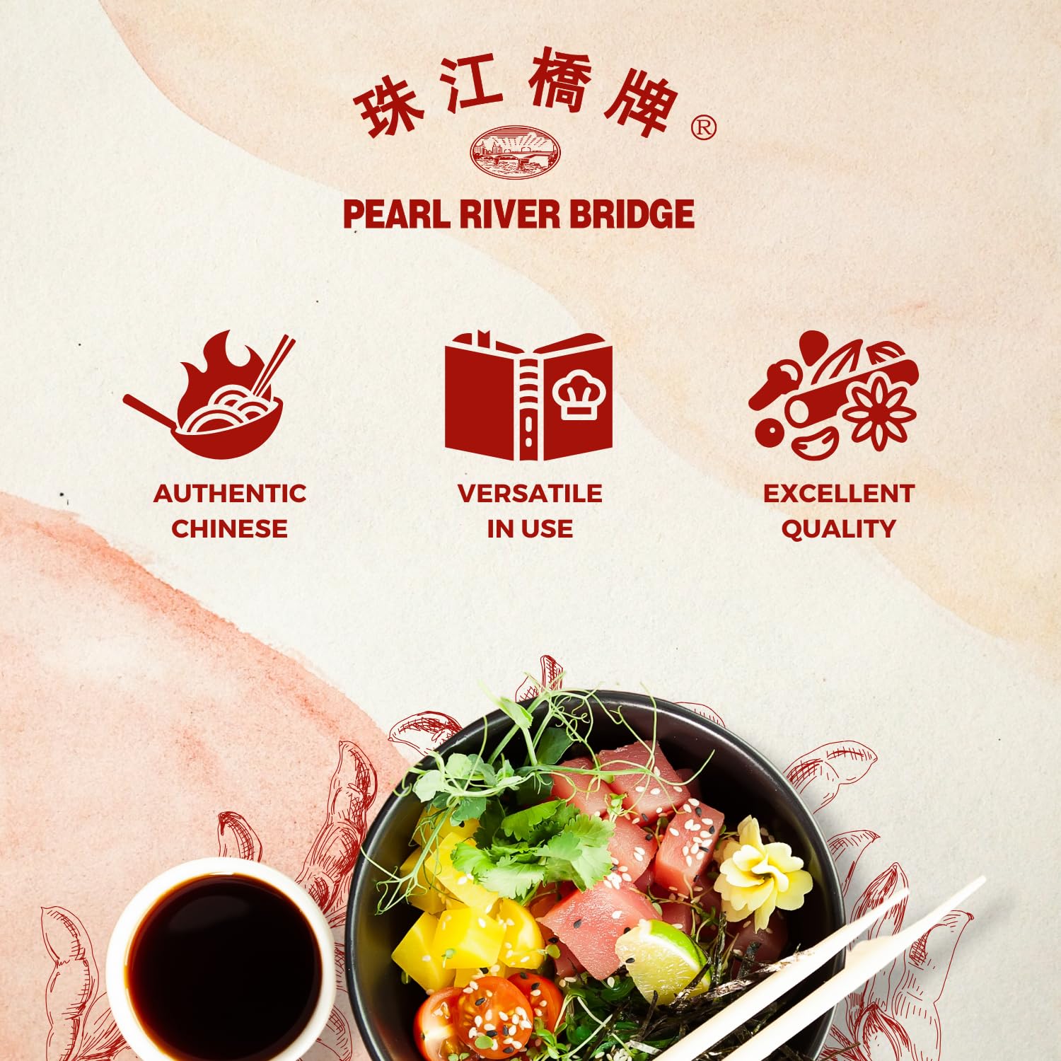 Pearl River Bridge Superior Dunkle Sojasauce, 500 ml 3