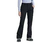 Pioneer Camp Women's Hiking Pants Flared Lightweight Water Resistant Cargo Travel Pants Ripstop Quick Dry for Work Golf Camp