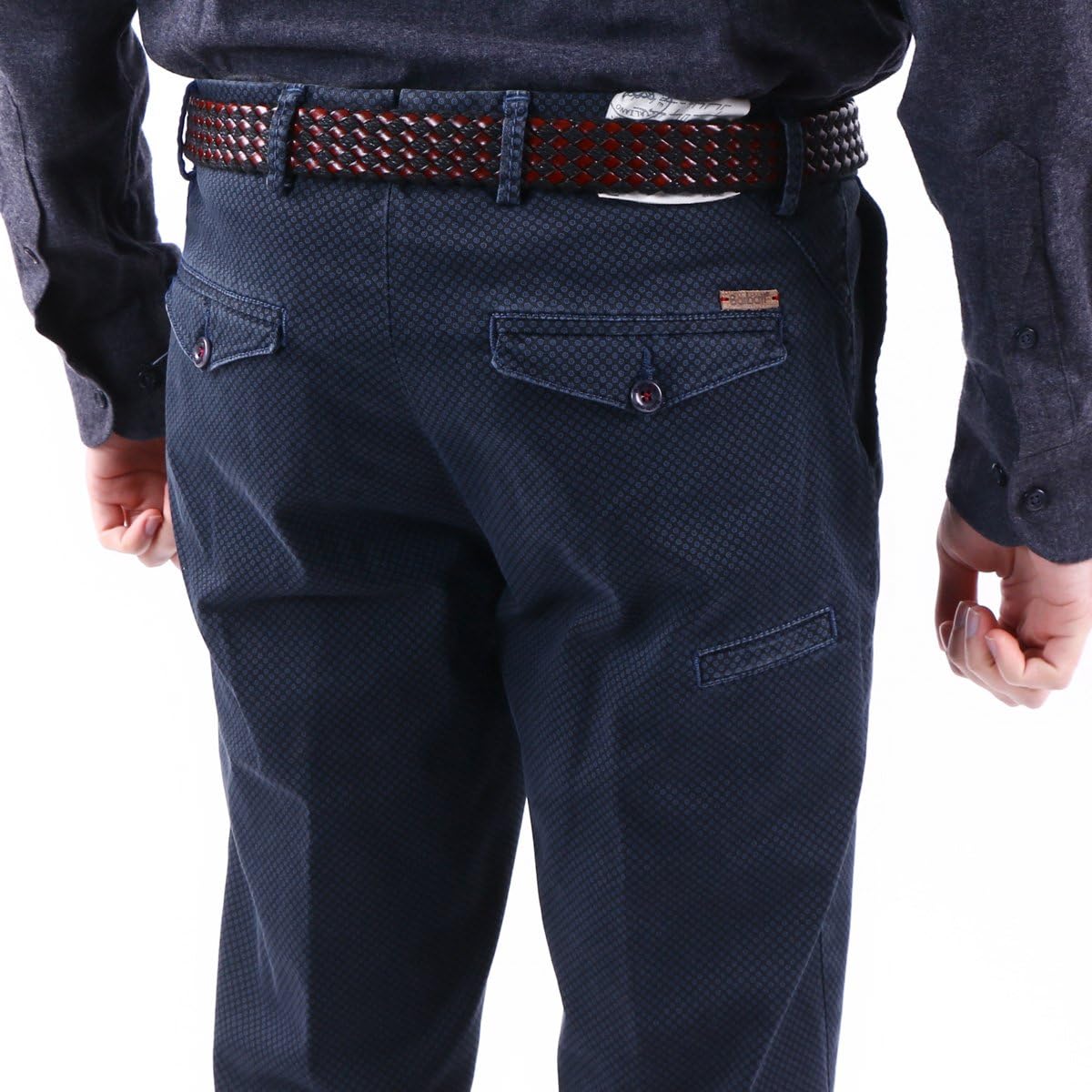 最終値下げ Barbati バルバッティ ドット柄 ストレッチ コットンパンツ Bar メンズ ブランド ボトムス カジュアル 男性 紳士 ファッション カジュアル 30代 40代 50代 プレゼント イタリア ボトムス ロングパンツ コットンパンツ Finalsale対象商品30 Off