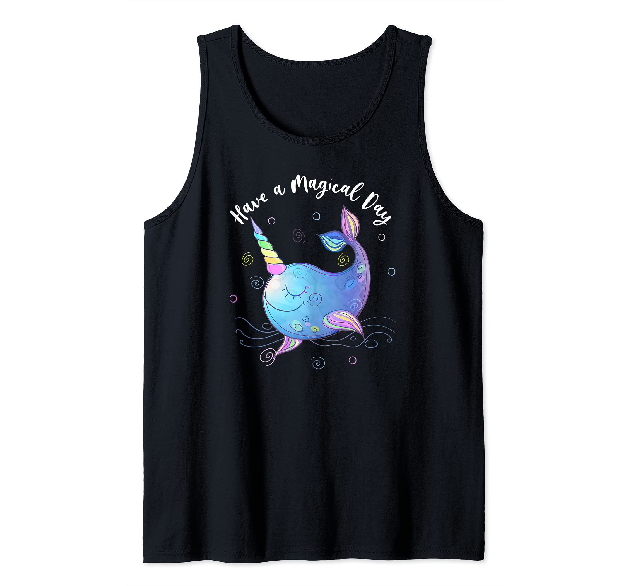 Have a Magical Day Whalicorn Unicorn Whale Tank Top