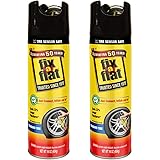 Fix-A-Flat Tire Sealant and Car Tire Inflator 16oz (2-Pack)