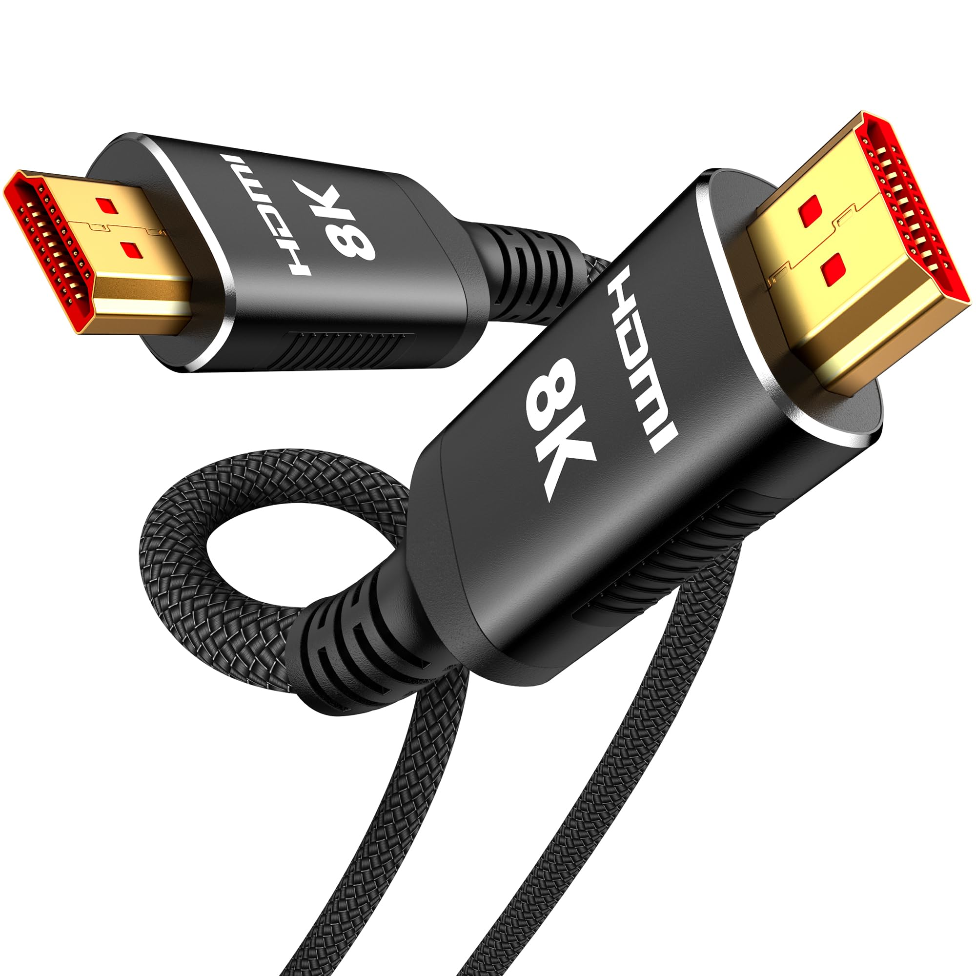 Snowkids 8K HDMI Cable Long 2.1 30FT/9M 48Gbps, Ultra 48Gbps High Speed ...